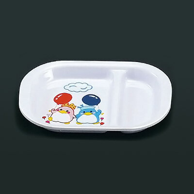 メラミンお子様食器 ベン＆ベティー BB-10 ランチ皿 190×135mm