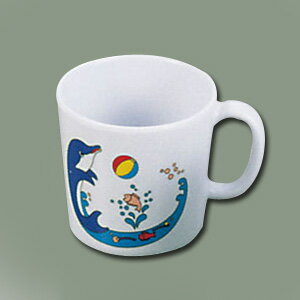 メラミン片手コップ L-15 イルカ 200c.c.