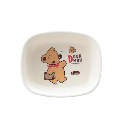 メラミンお子様食器 デュールムー 角小鉢 MC-39-DM 300c.c.