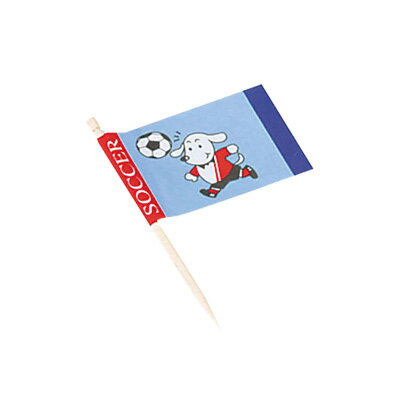 ランチ旗 サッカー（1ケース200本入） H70mm