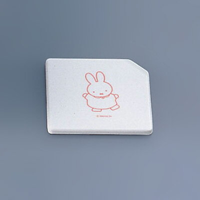 メラミンお子様用弁当シリーズ ミッフィー MAN-040P1 隅切 74×74×H5mm