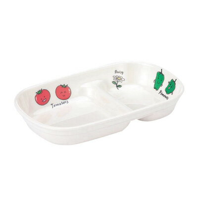 メラミンお子様食器 ベジタ村 780-VV ニ菜皿 300c.c.