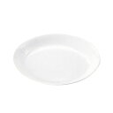 高強度磁器 WH-025 8インチ 平皿 450c.c. 【ホワイト】
