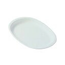ポリプロピレン食器 小判皿 No.1707W 175×260×H20mm 【白】