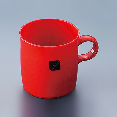 手付コップ ストロング S-2（大） 300c.c. 【赤】