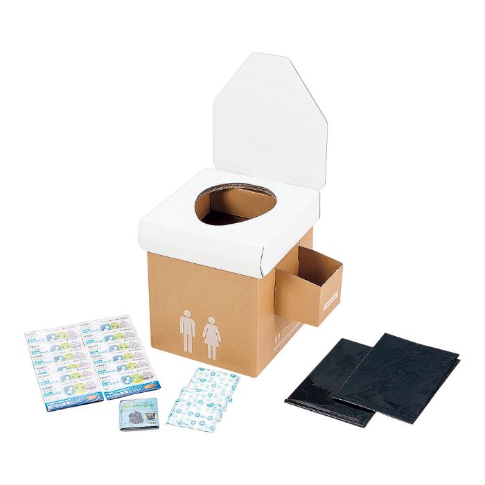 Kakuri ( 角利産業 ) 緊急用 簡易トイレセット TPS-80 防災