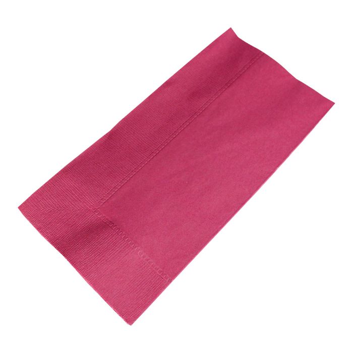 アートナップ 2プライ8つ折 カラーナフキンD28 ワインレッド(50枚入)