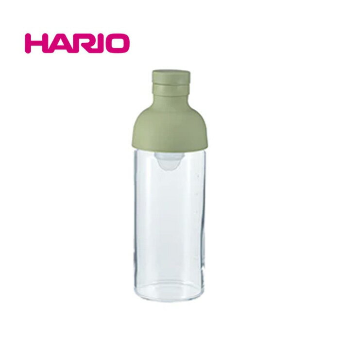HARIO ハリオ フィルターインボトル 300ml スモーキーグリーン FIB-30-SG 水出し 茶 ボトル 日本製 耐熱ガラス ピッチャー ワイン型のサムネイル