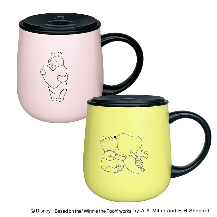 ディズニー Disney くまのプーさん 蓋付ステンレスマグ 選べる2カラー 300mL マグカップ ...