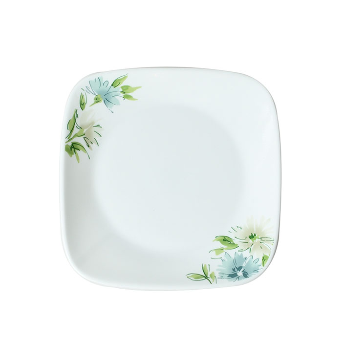 Rakuten - コレール CORELLE フェアリーフローラ スクエア 小皿 J2206-FFA CP-9469 軽量 割れにくい パール金属