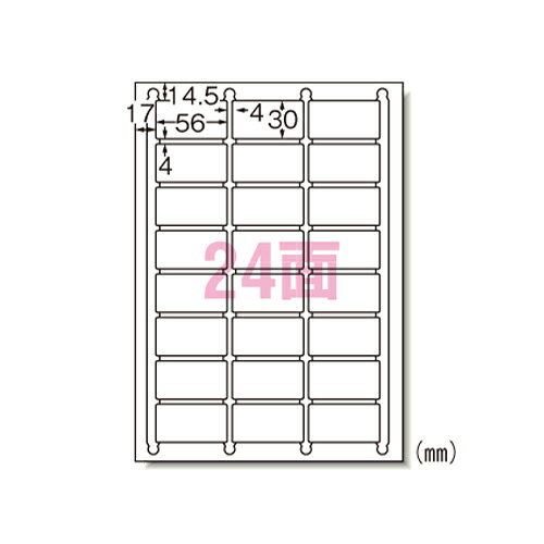 Rakuten - エーワン ニュースタンダードラベルA4 24面 73424