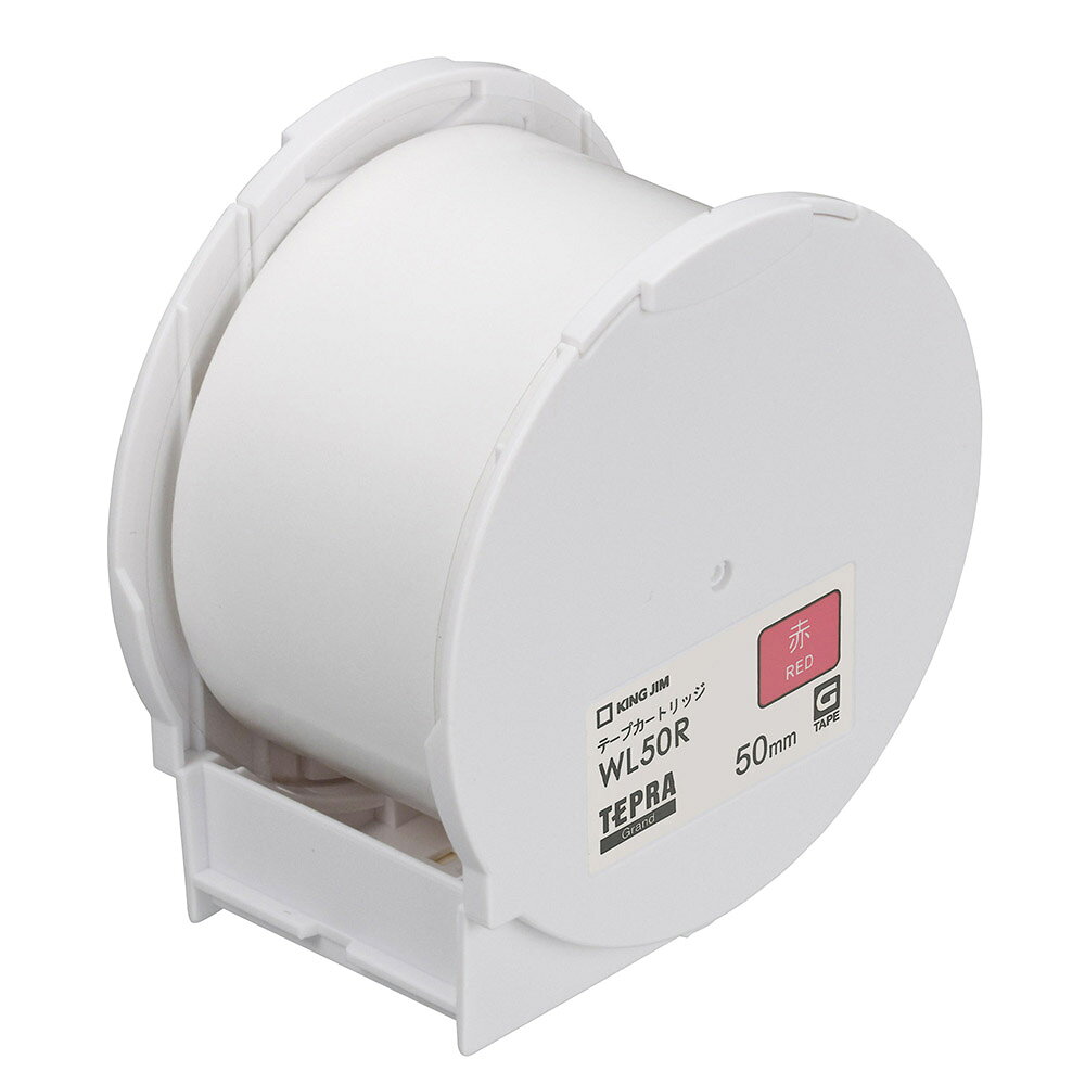 樂天商城 - キングジム Grandテープカートリッジ・赤50 WL50R