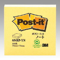 Label Paper - スリーエム ポストイット再生紙ノート イエロー654RP-YN