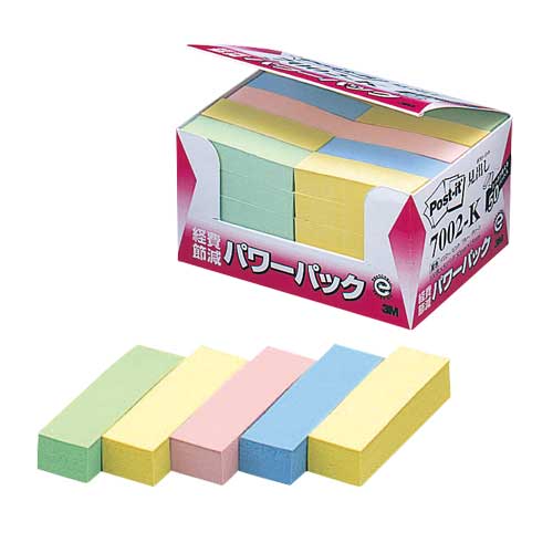 Label Paper - スリーエム ポストイット経費節減再生紙パワーパック7002-K