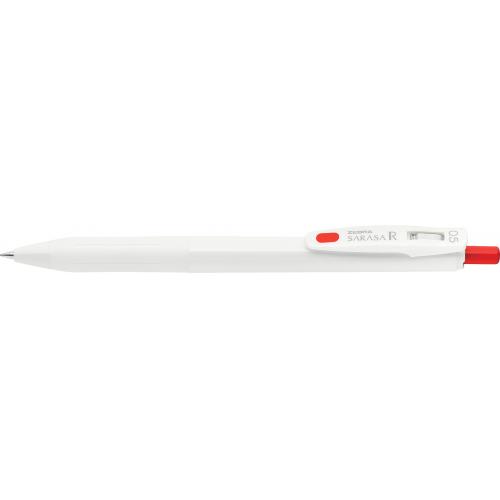 Writing Things - ゼブラ サラサ R 0.5 白/赤JJ29-R1-R 送料無料