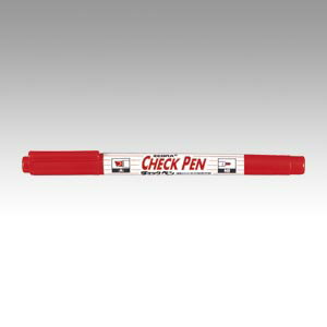 ゼブラ 新 チェックペン 赤MW-150-CK-R