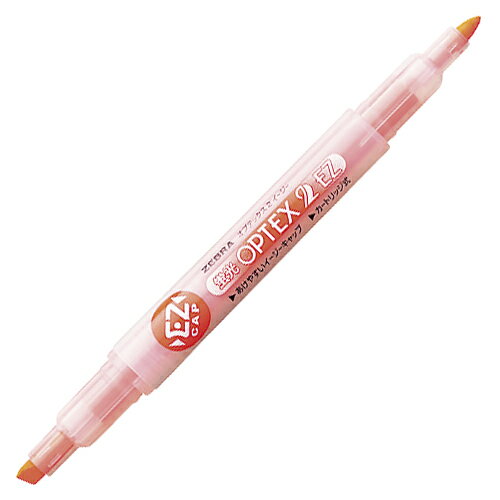 ゼブラ 蛍光オプテックス2-EZ 橙WKT11-OR