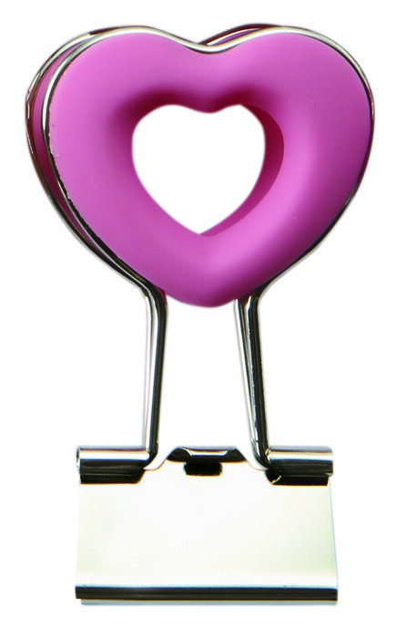 ベロス ハートクリップ ピンク DCH-2PK