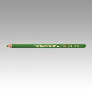 三菱鉛筆 色鉛筆油性ダーマト7600黄緑 12本入 K7600.5