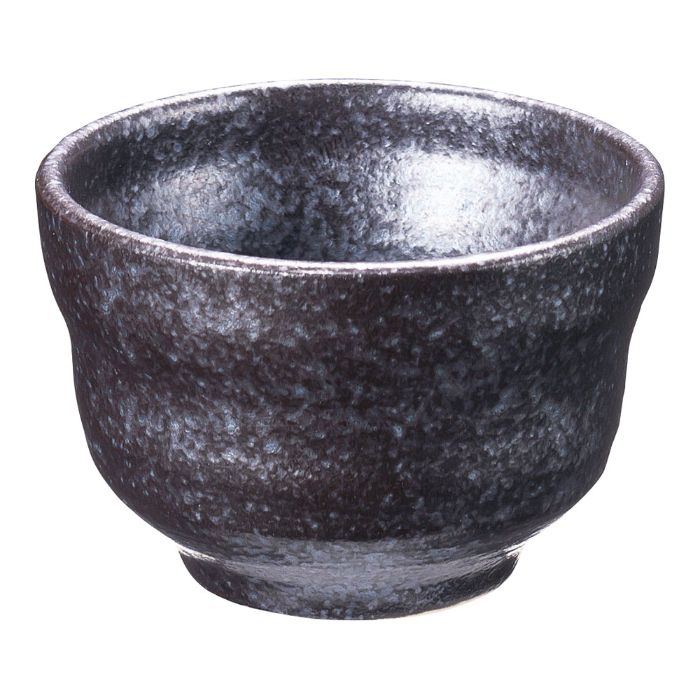 遠藤 銀黒ぐい呑 D03-134