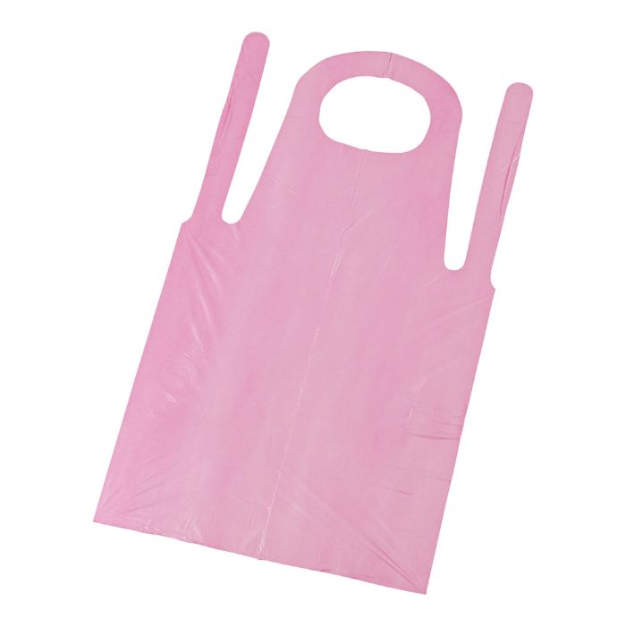 三重化学工業 使い捨て エプロン20 バイオマス 50枚入 S ピンク