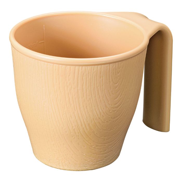乐天商城 - 陽光 木目マグカップ 目盛付 NK-280LWD Lウッド