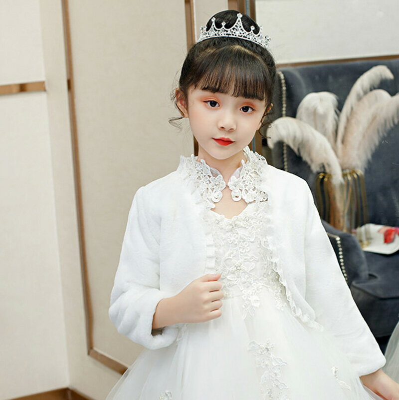 子供 発表会 ボレロ 長袖 フォーマル ショール ワンピース コート 子供服 結婚式 ピアノ発表会演奏会 あったかい パーティー キッズ おしゃれ ケープ ドレ...