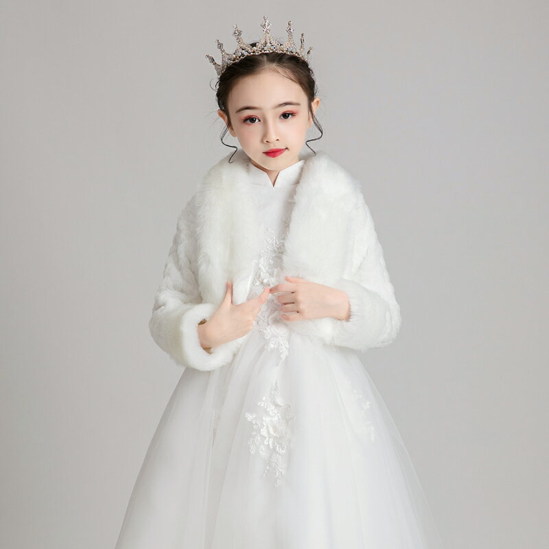ボレロ 結婚式 子供 長袖 フォーマル ショール ワンピース コート 子供服 ピアノ発表会 パーティー 演奏会 あったかい キッズ おしゃれ ケープ ドレス ジ...