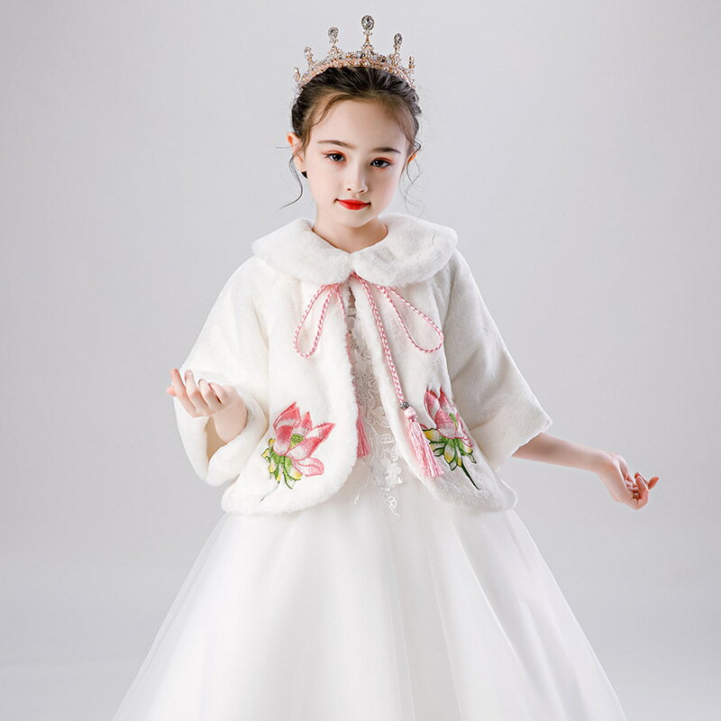 ボレロ 子ども 長袖 子供 フォーマル ショール ワンピース コート 子供服 結婚式 ピアノ発表会 パーティー 演奏会 あったかい キッズ おしゃれ ケープ 子...