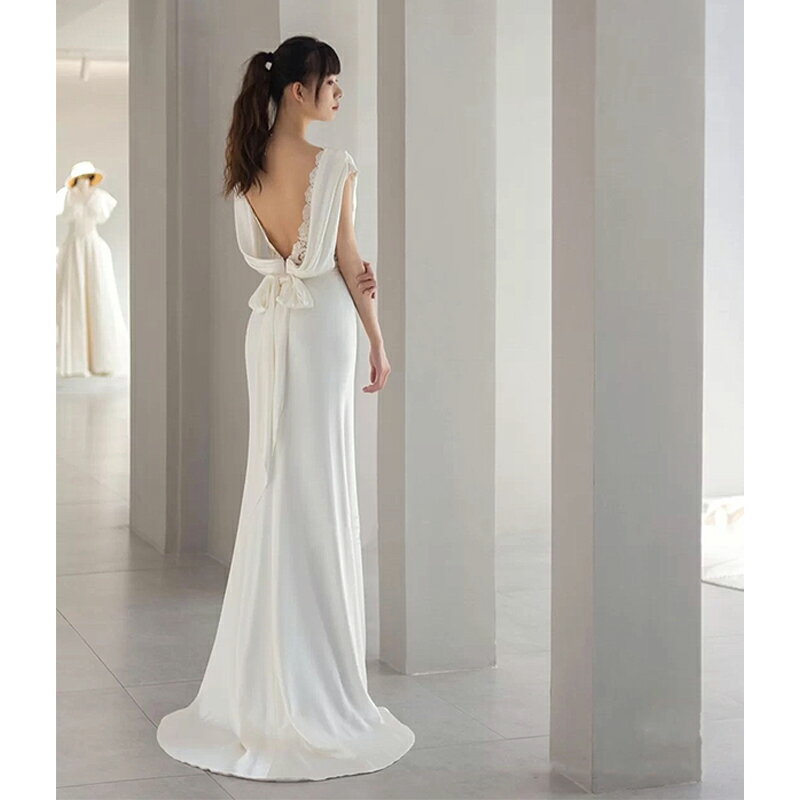 ウェディングドレス マーメイド 二次会 結婚式 花嫁 ノースリープ ブライダル 演奏会 披露宴 ロング 長袖 ウエディングドレス 発表会 コンサート セクシー 大きいサイズ フォーマル 前撮り パーティードレス 海外挙式 ピアノ 発表会 エレガント 送料無料