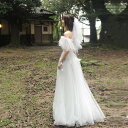 ウェディングドレス パーティードレス 袖あり 二次会 結婚式 花嫁 ブライダル 演奏会 披露宴 ロング ウエディングドレス 発表会 コンサート 大きいサイズ フ...