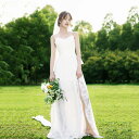 ウェディングドレス 二次会 結婚式 花嫁 ブライダル 演奏会 披露宴 ロング ウエディングドレス キャミワンピース コンサート 大きいサイズ フォーマル 前撮り...