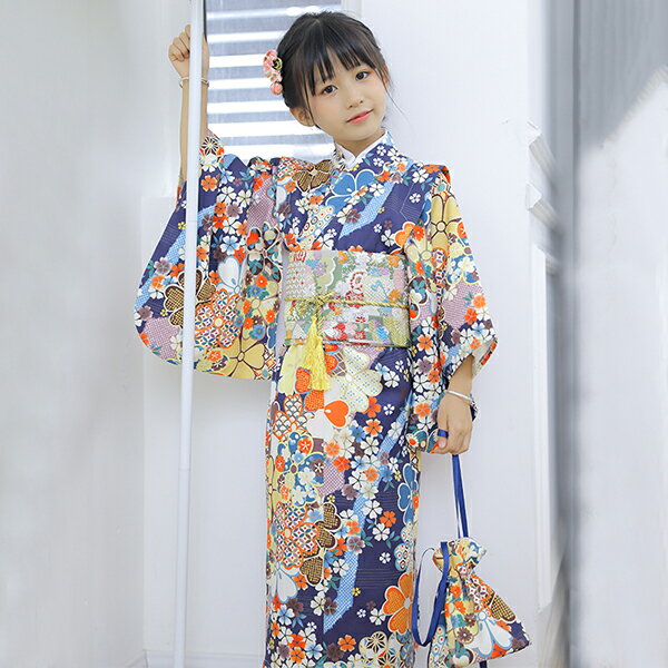 子供浴衣 キッズ浴衣 女の子 和装 和服 浴衣単品 子供 キッズ かわいい おしゃれ ...