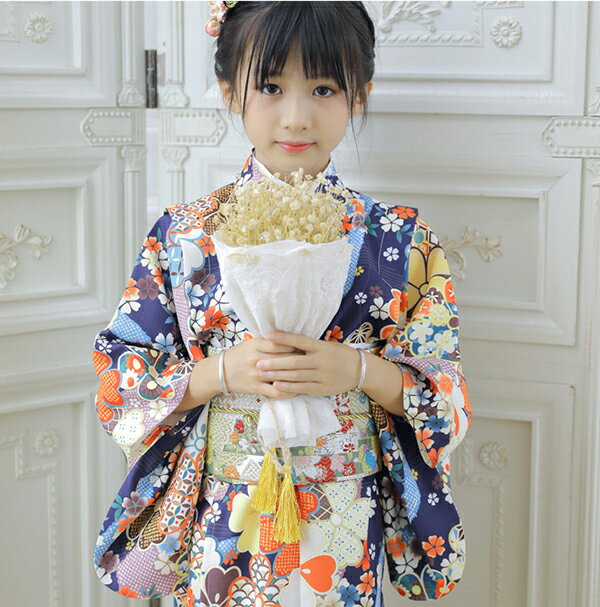 子供浴衣 キッズ浴衣 女の子 和装 和服 浴衣単品 子供 キッズ かわいい おしゃれ ...