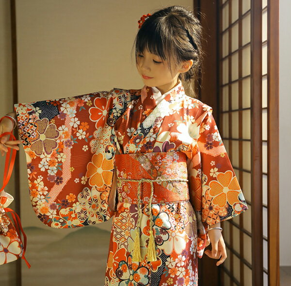 子供浴衣 キッズ浴衣 女の子 和装 和服 浴衣単品 子供 キッズ かわいい おしゃれ ...