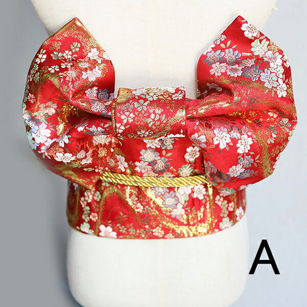 浴衣帯 子供用 作り帯 大人用 リボン結び 浴衣帯 七五三 選べる柄 簡単装着 2