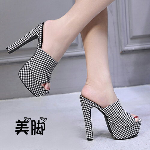 サンダル レディース ハイヒール 14cm オフィス ハイヒール オープントゥ ミュール スリッパ ヒール 太ヒール 厚底 おしゃれ 歩きやすい 疲れない 美脚 春夏 結婚式 パーティー 二次会 同窓会 謝恩会 キャバサンダル セクシー