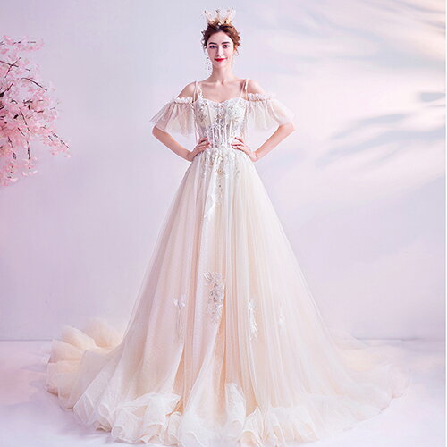 ウェディングドレス 二次会 結婚式 花嫁 ブライダル 演奏会 披露宴 ロング ウエディングドレス 発表会 コンサート 大きいサイズ フォーマル 前撮り リゾート パーティードレス 海外挙式 ピアノ 発表会 エレガント 送料無料