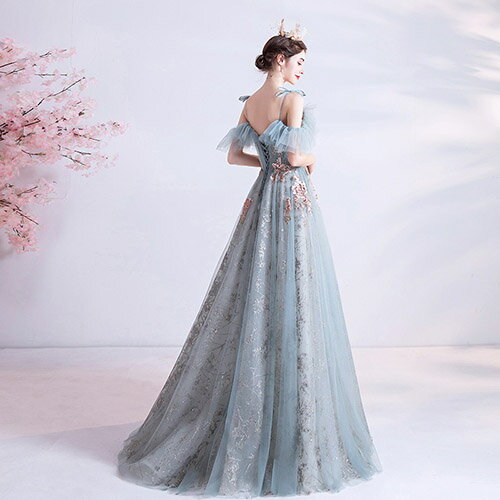 カラードレス ウエディング 結婚式 二次会 前撮り 花嫁 演奏会 ロング 大きいサイズ 披露宴 ブライダル 発表会 パーティードレス 小さいサイズ 花柄 ピアノ 挙式 イベント コンサート Aライン 送料無料