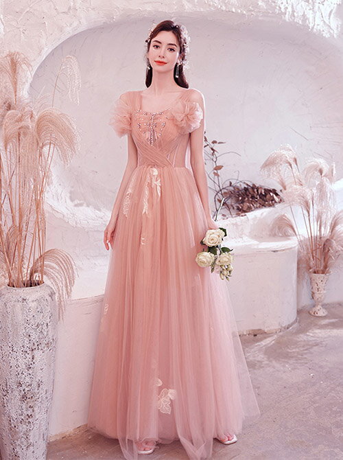 カラードレス ウエディング 結婚式 二次会 前撮り 花嫁 演奏会 ロング 大きいサイズ 披露宴 ブライダル 発表会 パーティードレス 小さいサイズ 花柄 ピアノ 挙式 イベント コンサート Aライン 送料無料