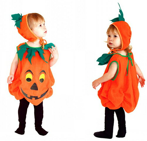 Costumes - ハロウィン コスプレ キッズ 男の子 女の子 衣装 仮装 コスチューム かぼちゃ かわいい イベント 演出服 ハロウィン衣装 cosplay 変装 演劇 幼稚園 90 100 110 120 130