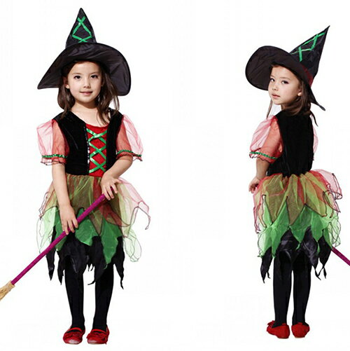 Rakuten - 【★半額限定★スーパーSALE期間中】ハロウィン コスプレ キッズ 女の子 衣装 仮装 コスチューム ワンピース セット かわいい イベント 演出服 ハロウィン衣装 cosplay 変装 演劇 幼稚園 110 120 130