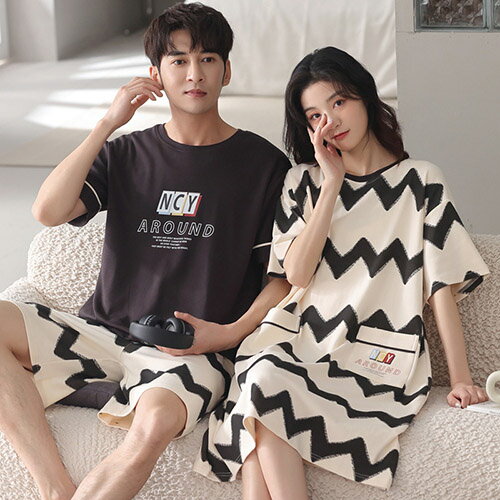 パジャマ ペアパジャマ カップルパジャ パジャマ 大きいサイズ レディース メンズ ルームウェア 半袖 ワンピース ナイトウェア 部屋着 ギフト セットアップ かわいい プレゼント 春夏 上品 彼氏 彼女 お揃い お祝い 寝間着 寝巻き 送料無料