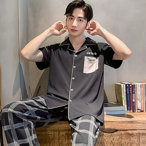 パジャマ ルームウェア パジャマ 綿 メンズ 上下セット 半袖 春 夏 涼しい ナイトウェア 部屋着 おしゃれ ギフト セットアップ かわいい 寝間着 寝巻き プレゼント お祝い 父の日 20代 30代 40代 送料無料