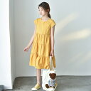 子供 ワンピース 半袖 女の子 キッズ 夏 子供服 夏服 Aライン ピアノ 発表会 カジュアル フォーマル 膝丈 ナチュラル 子ども かわいい ジュニア ガールズ おしゃれ 旅行 サマー 七五三 入園式 卒園式 120cm-170cm 3