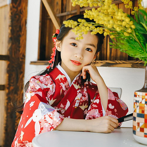 子供浴衣 浴衣単品 キッズ浴衣 女の子 和服 和装 着物 単品 子供 キッズ かわいい ...