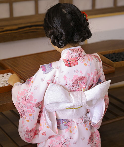 【★半額限定★スーパーSALE期間中】子供浴衣 浴衣単品 キッズ浴衣 女の子 和服 和装...