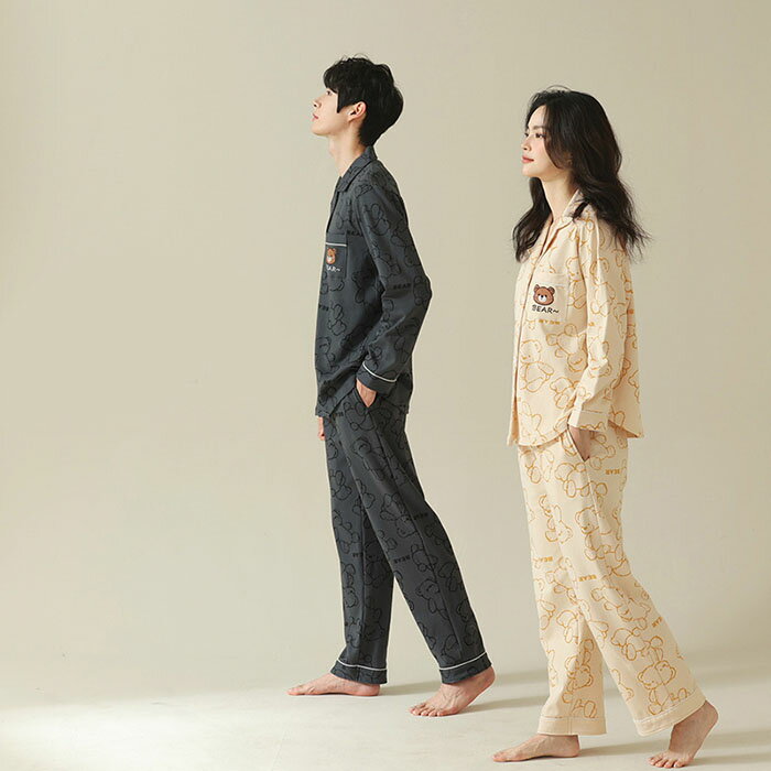パジャマ ペアパジャマ カップルパジャ パジャマ 大きいサイズ レディース メンズ ルームウェア 長袖 上下セット ナイトウェア 部屋着 ギフト セットアップ かわいい プレゼント 春夏 上品 彼氏 彼女 お揃い 長ズボン お祝い 寝間着 寝巻き 送料無料