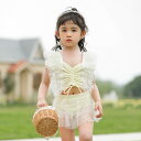 子供 水着 女の子 タンキニ キッズ 2点セット セパレート ビキニ ベビー ビーチ プール 海水浴 水遊び 温泉 幼稚園 小学生 可愛い おしゃれ 夏 海 ハ...