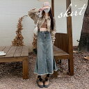 デニムスカート スカート ロングスカート タイトスカート フレアスカート 薄手 ボトムス レディース ハイウエスト スカート マキシスカート 無地 おしゃれ ス...